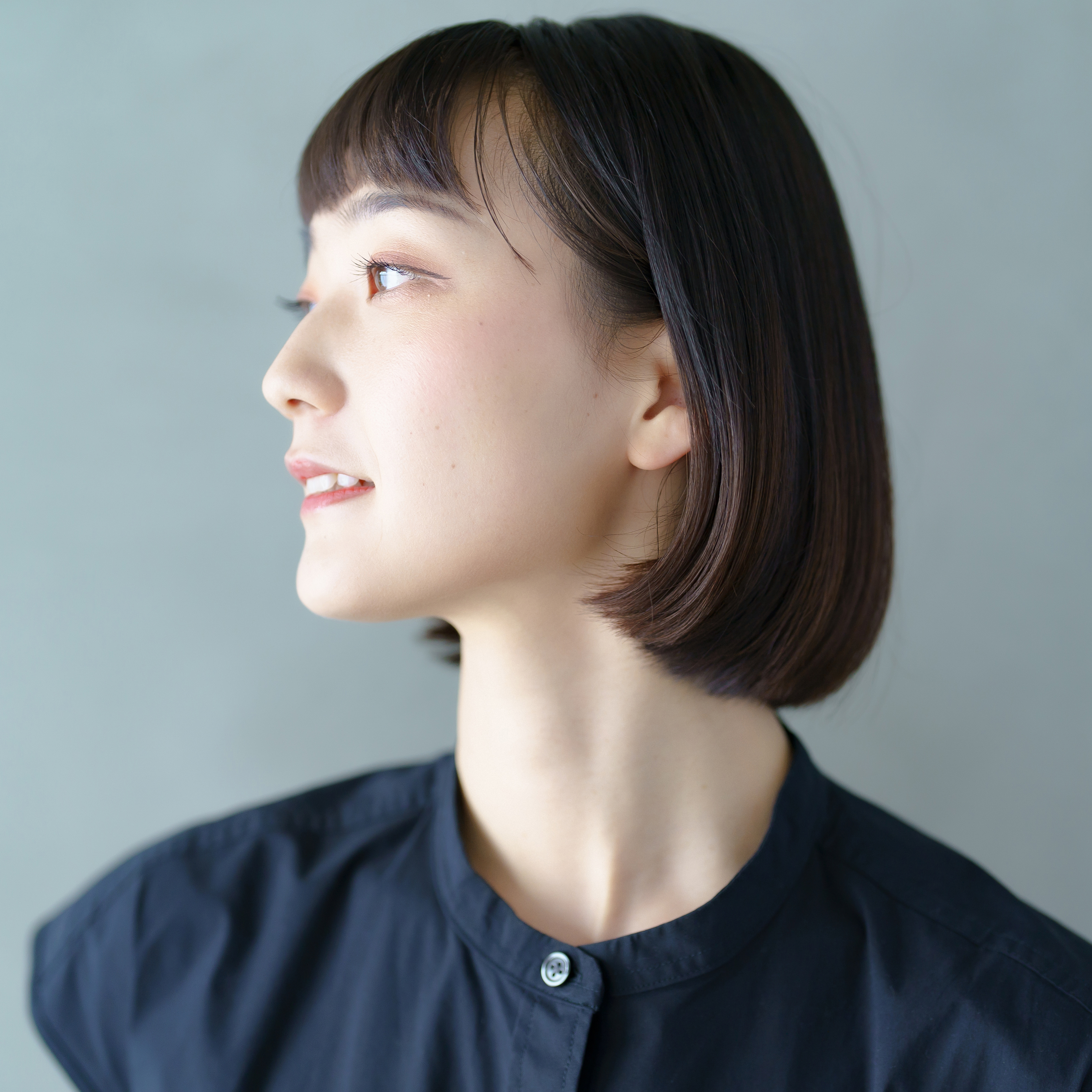 ボブヘアの女性