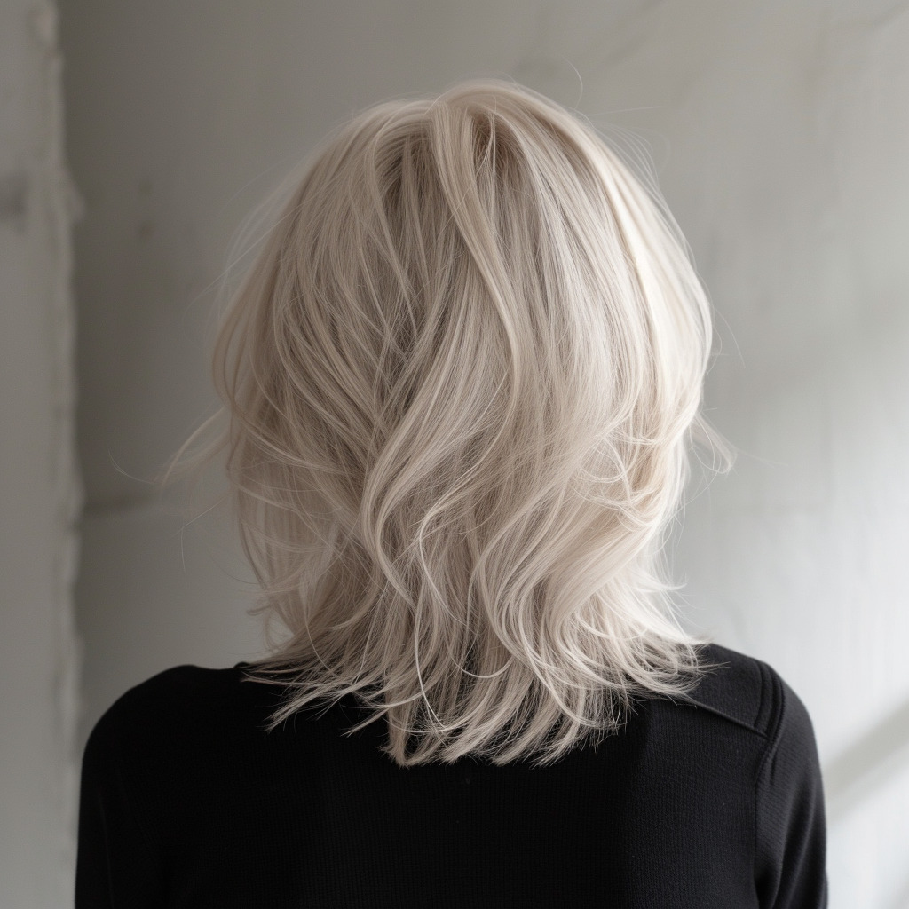 ミディアムヘアの女性